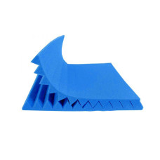 Acoustic Studio Foam- Soundproofing – blue Color – Wedge Style Panels